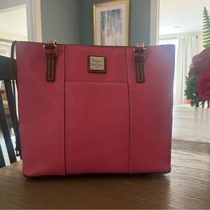 Dooney & Bourke Pink Pebble Tote - Like New!!